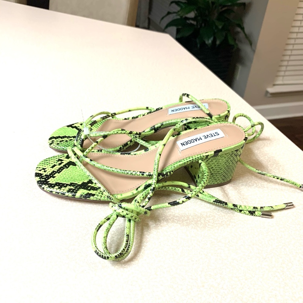 NWT Steve Madden Impressed Lace Up Sandal - Picture 5 of 12